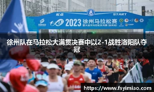 徐州队在马拉松大满贯决赛中以2-1战胜洛阳队夺冠