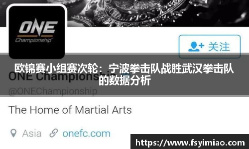 欧锦赛小组赛次轮：宁波拳击队战胜武汉拳击队的数据分析